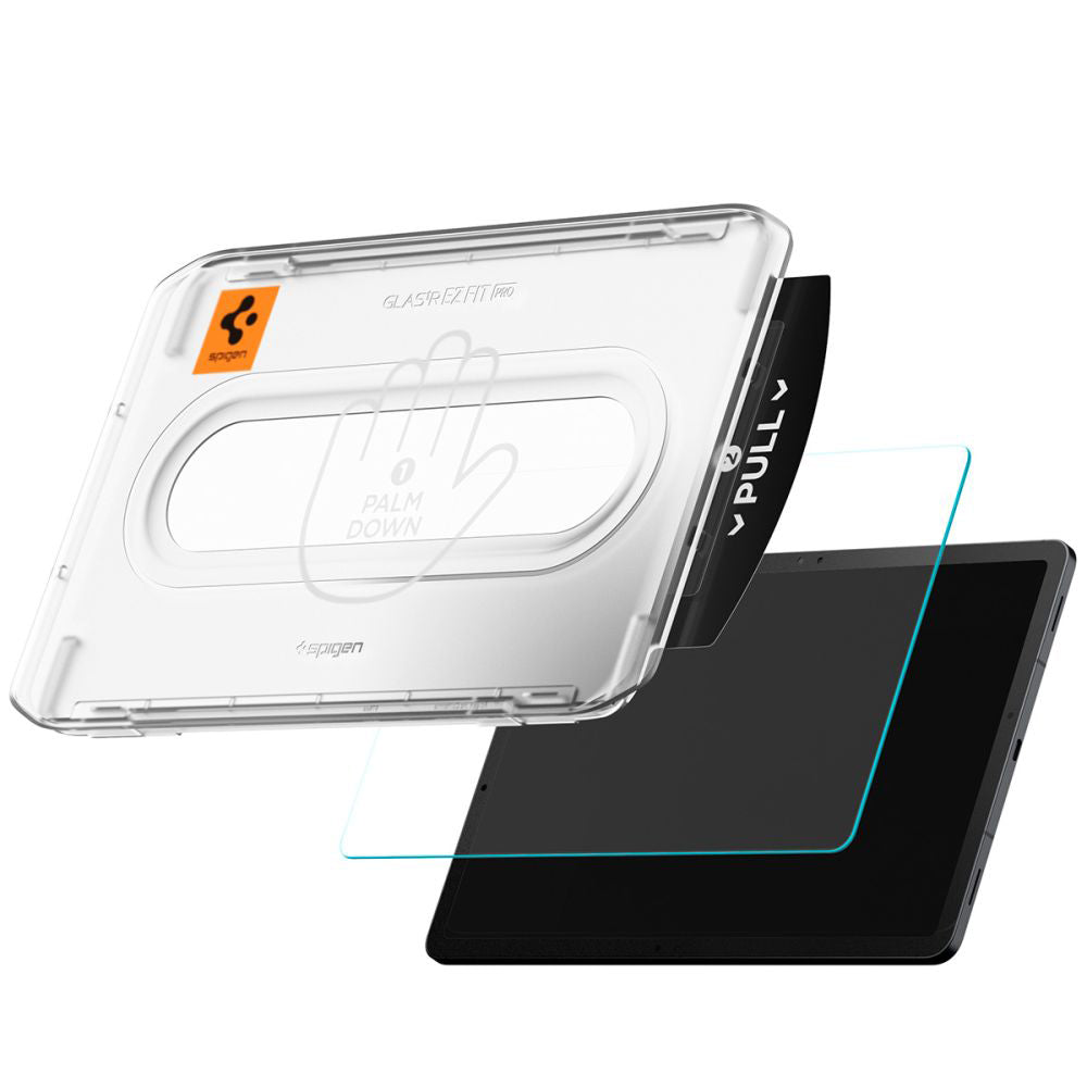 Zaštitna folija za ekran Spigen GlastR EZ FIT Pro za Samsung Galaxy Tab S11, Kaljeno staklo, Full Glue AGL10198