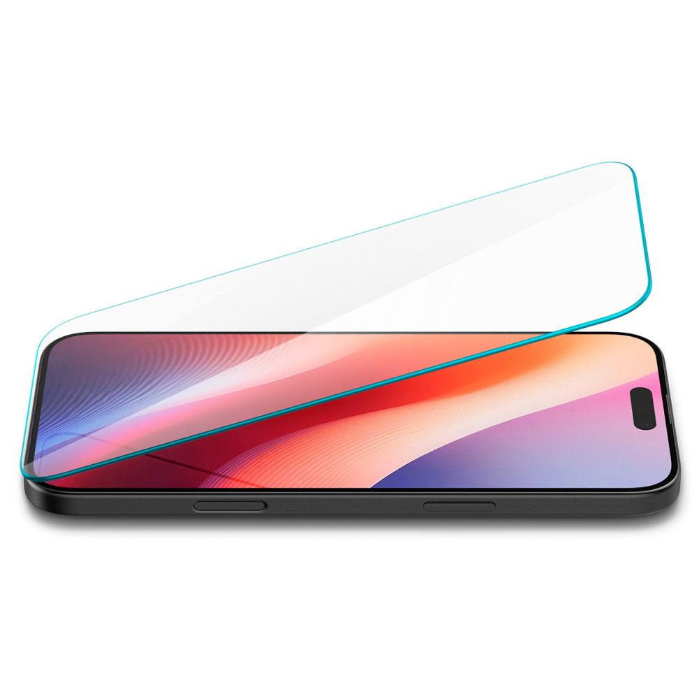 Zaštitna folija za ekran Spigen GlastR Slim za Apple iPhone 16 Pro Max, Kaljeno staklo, Full Glue