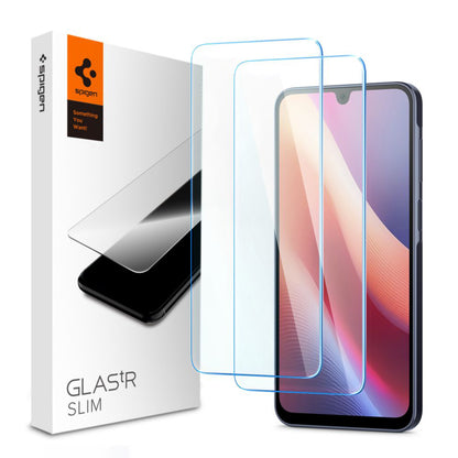 Zaštitna folija za ekran Spigen GlastR Slim za Samsung Galaxy A26 A266 / A16 5G A166 / A16 4G A165, Kaljeno staklo, Full Glue, Set od 2 komada