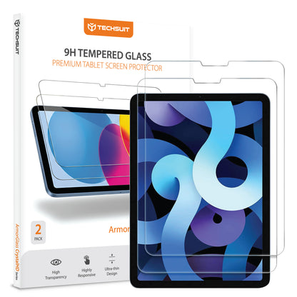 Zaštitna folija za ekran Techsuit ArmorGlass CrystalHD za Apple iPad Air 11 (2024) / Air (2022), Kaljeno staklo, Full Glue, Set od 2 komada