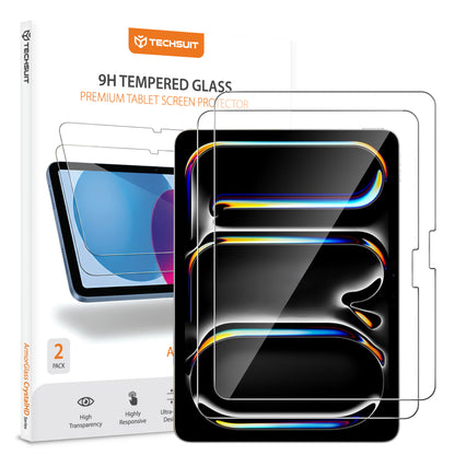 Zaštitna folija za ekran Techsuit ArmorGlass CrystalHD za Apple iPad Air 13 (2025), Kaljeno staklo, Full Glue, Set od 2 komada