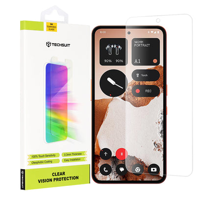 Zaštitna folija za ekran Techsuit Clear Vision za Nothing CMF Phone 2 Pro, Kaljeno staklo, Puna ljepila