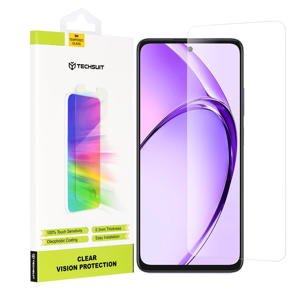 Zaštitna folija za ekran Techsuit Clear Vision za Oppo A80, Kaljeno staklo, Full Glue