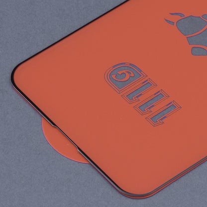 Zaštitna folija za ekran Techsuit M2 za Apple iPhone 17e / 16e / 14 / 13 Pro, Kaljeno staklo, Full Glue, 111D, Crna