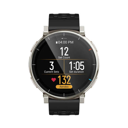 Zaštitna folija za ekran Techsuit Nano Flex za Amazfit Active 3 Premium, Plastika, Set od 2 komada, Crna