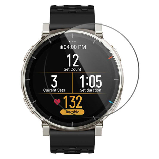 Zaštitna folija za ekran Techsuit Nano Flex za Amazfit Active 3 Premium, Plastika, Set od 2 komada, Crna
