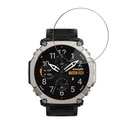 Zaštitna folija za ekran Techsuit Nano Flex za Amazfit T-Rex Ultra 2, Plastika, Set od 2 komada, Crna