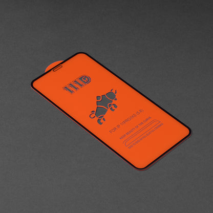 Zaštitna folija za ekran Techsuit za Apple iPhone 11 Pro / XS / X, Kaljeno staklo, Full Glue, 111D, Crna