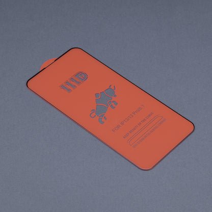 Zaštitna folija za ekran Techsuit za Apple iPhone 13 mini, Kaljeno staklo, Full Glue, 111D, Crna
