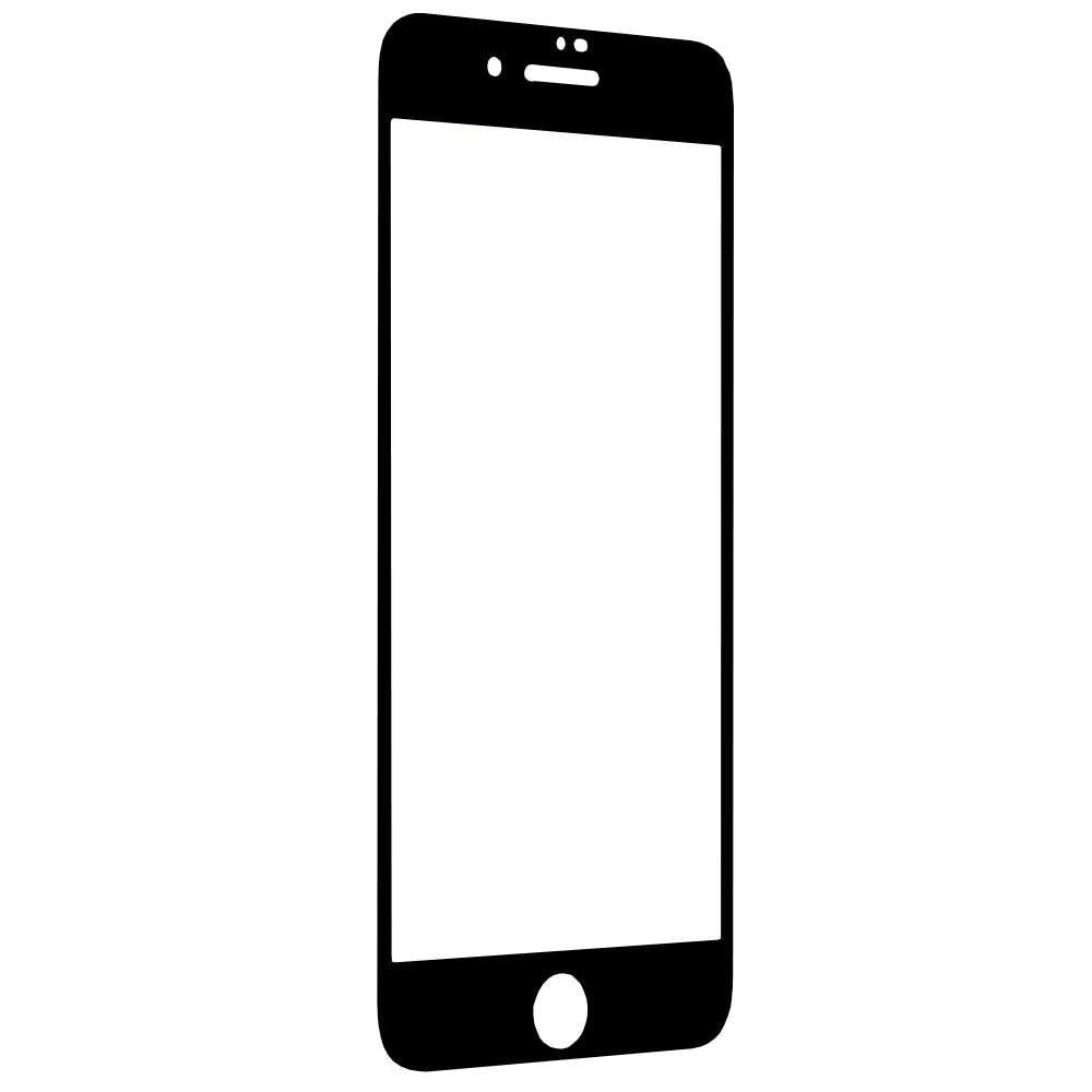 Zaštitna folija za ekran Techsuit za Apple iPhone 8 Plus / 7 Plus, Kaljeno staklo, Full Glue, 111D, Crna