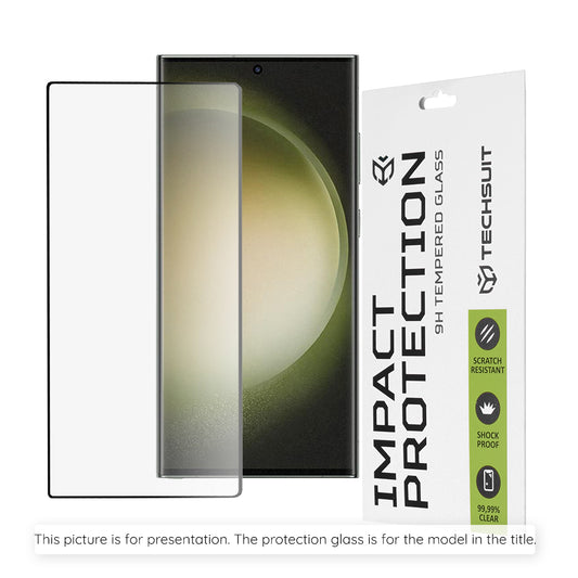 Zaštitna folija za ekran Techsuit za Google Pixel 11 Pro XL, Kaljeno staklo, Full Glue, 111D, Crna