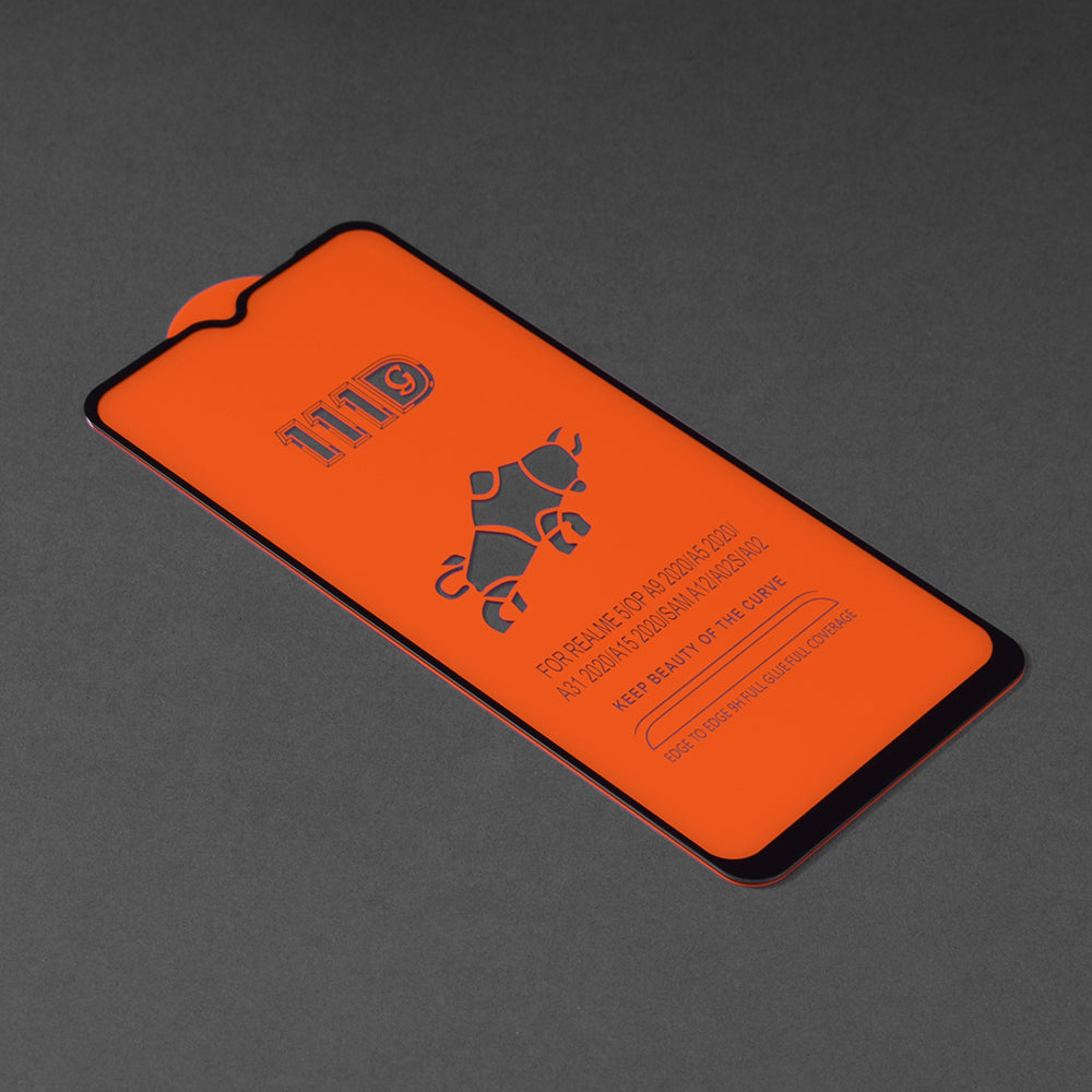 Zaštitna folija za ekran Techsuit za Honor 70 Lite / X6 / X8 5G, Kaljeno staklo, Full Glue, 111D, Crna