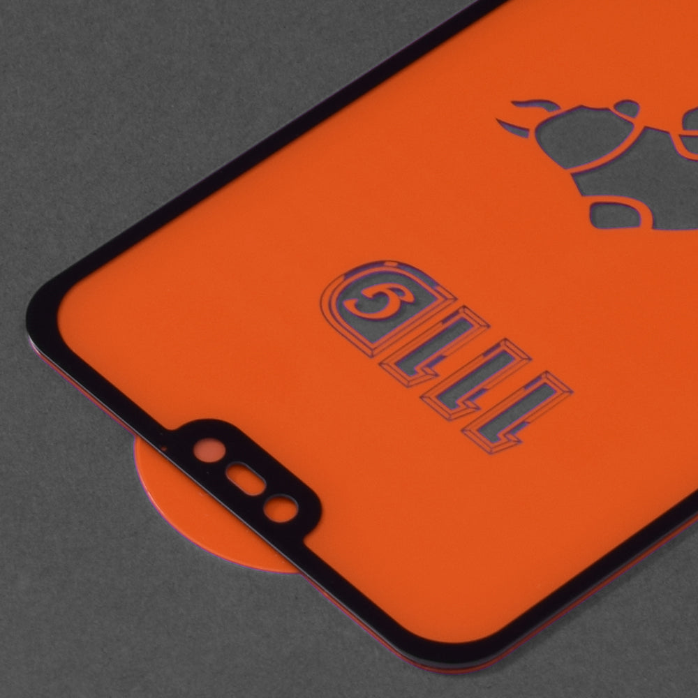 Zaštitna folija za ekran Techsuit za Huawei P20 Lite, kaljeno staklo, Full Glue, 111D, crna
