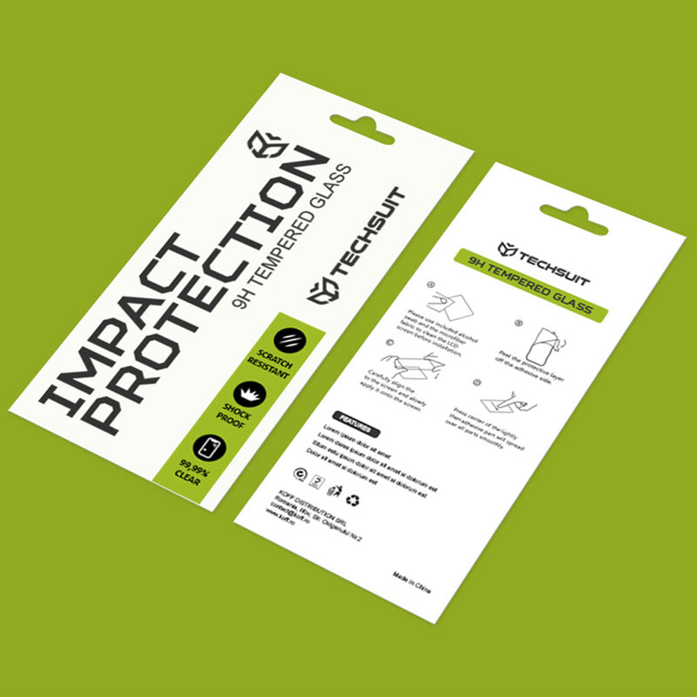 Zaštitna folija za ekran Techsuit za Motorola Moto G06 Power / G06, Kaljeno staklo, Full Glue, 111D