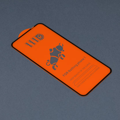 Zaštitna folija za ekran Techsuit za Nothing Phone (1), Kaljeno staklo, Full Glue, 111D, Crna