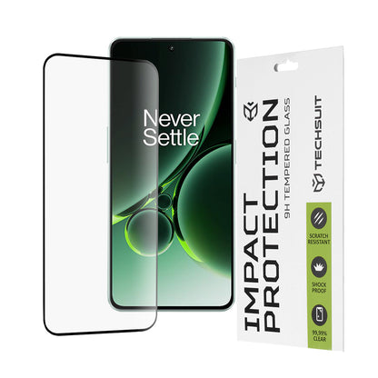 Zaštitna folija za ekran Techsuit za OnePlus Nord 3, Kaljeno staklo, Full Glue, 111D, Crna