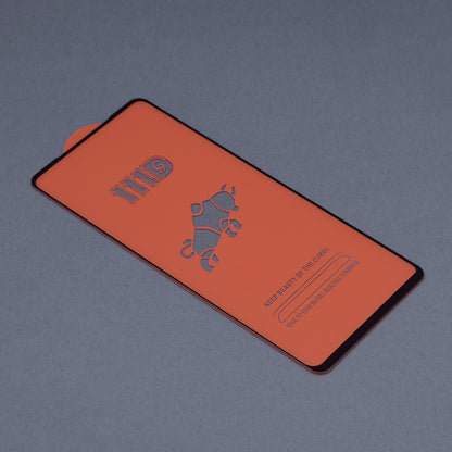 Zaštitna folija za ekran Techsuit za Oppo Reno8 Lite / Reno7 / Reno7 Lite / Oneplus Nord N20 5G, Kaljeno staklo, Full Glue, 111D, Crna