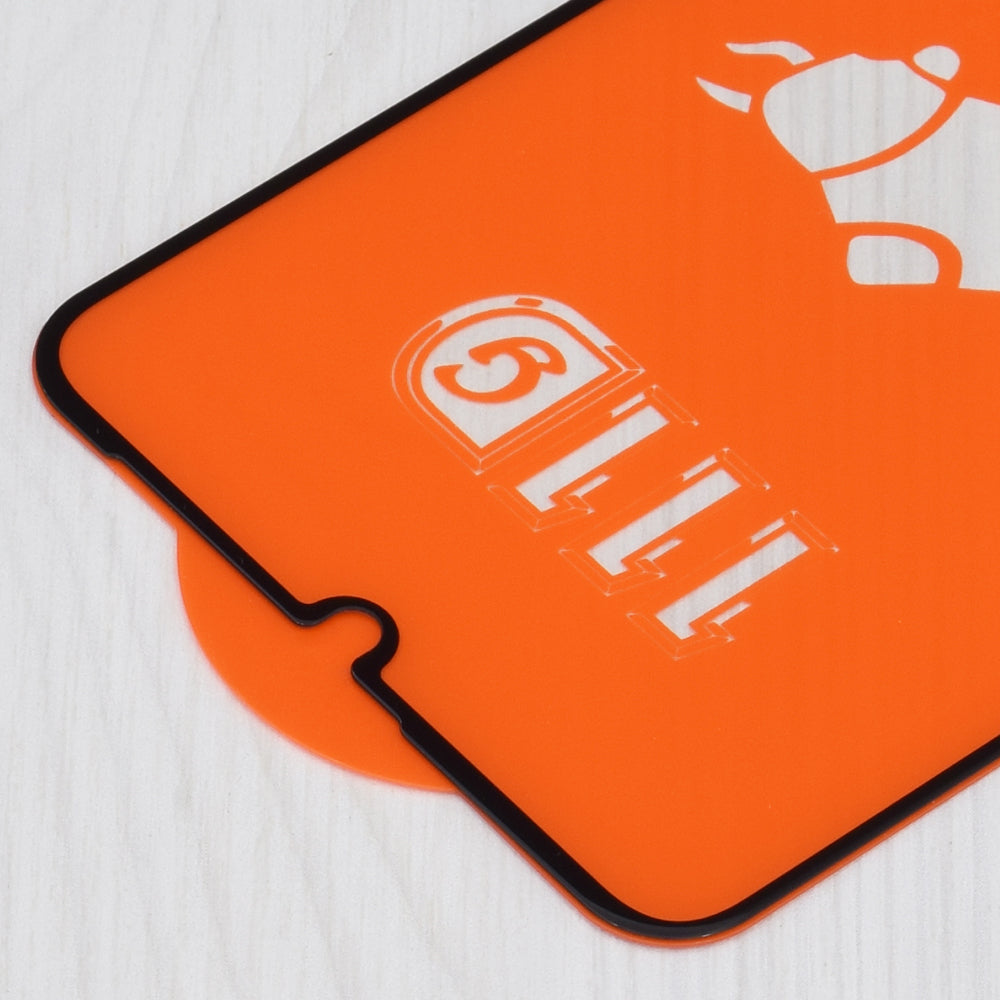 Zaštitna folija za ekran Techsuit za Realme C63 / C61, Kaljeno staklo, Full Glue, 111D, Crna