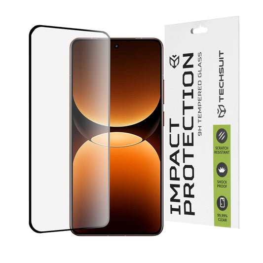 Zaštitna folija za ekran Techsuit za Realme GT 7 Pro, Kaljeno staklo, Full Glue, 111D, Crna