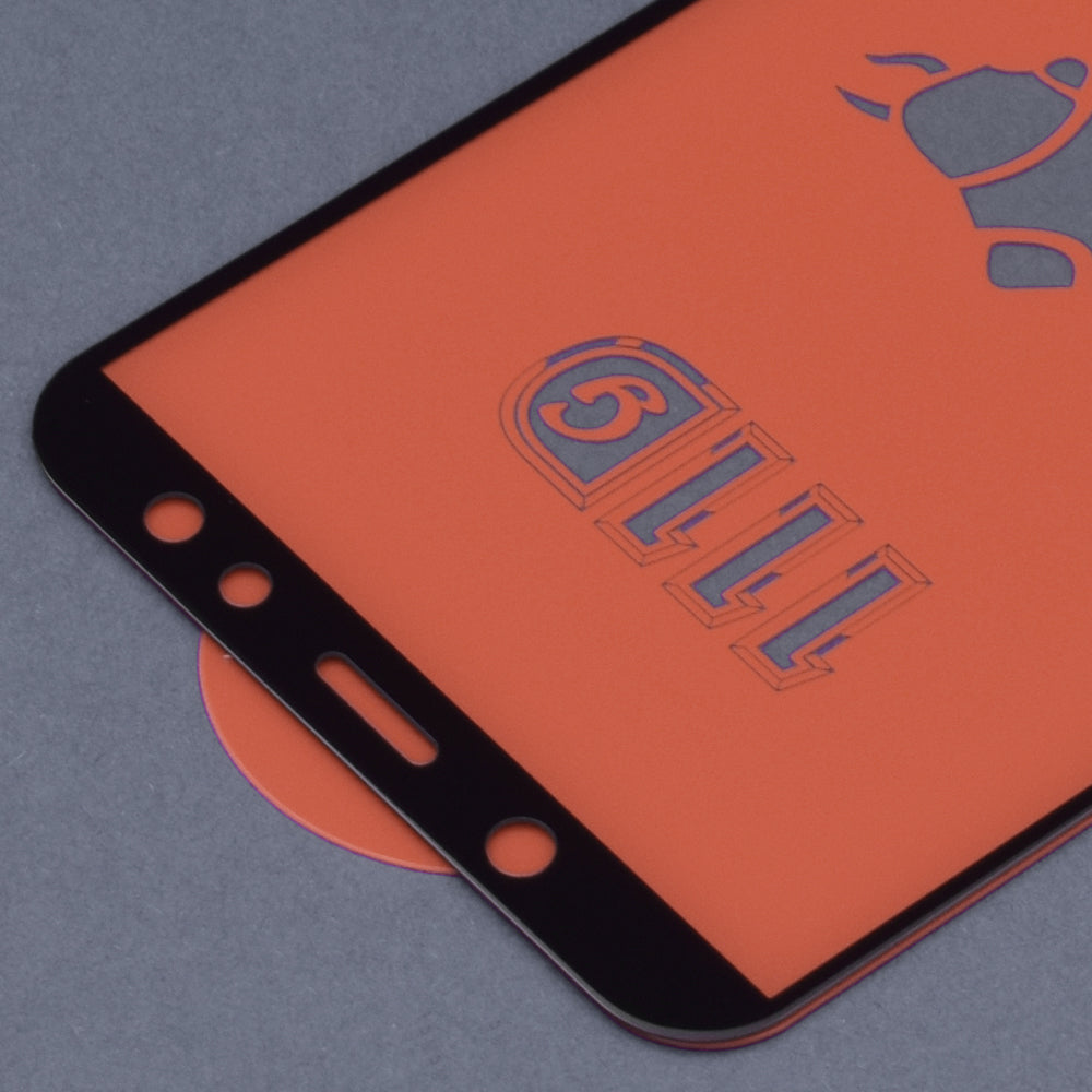 Zaštitna folija za ekran Techsuit za Samsung Galaxy A6 (2018) A600, Kaljeno staklo, Full Glue, 111D, Crna