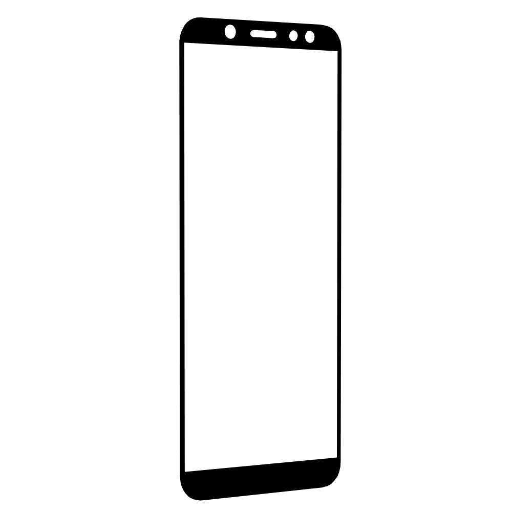 Zaštitna folija za ekran Techsuit za Samsung Galaxy A6 (2018) A600, Kaljeno staklo, Full Glue, 111D, Crna