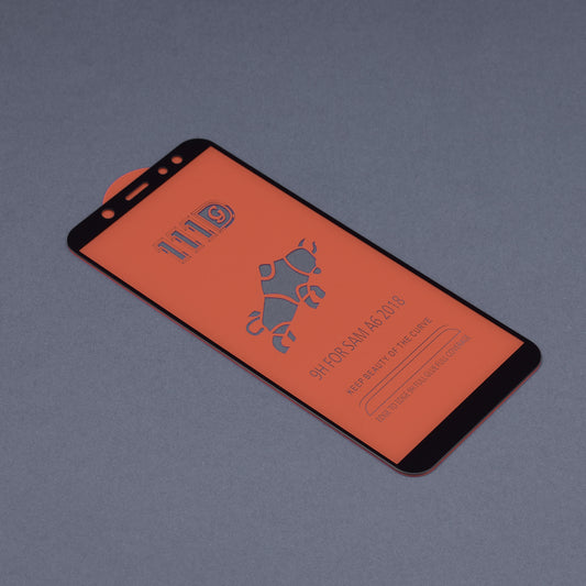 Zaštitna folija za ekran Techsuit za Samsung Galaxy A6 Plus (2018) A605, Kaljeno staklo, Full Glue, 111D, Crna