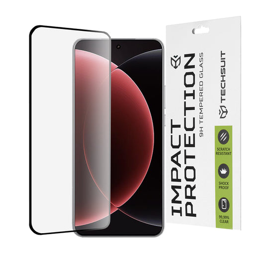 Zaštitna folija za ekran Techsuit za Xiaomi 15 Ultra, Kaljeno staklo, Full Glue, 111D, Crna
