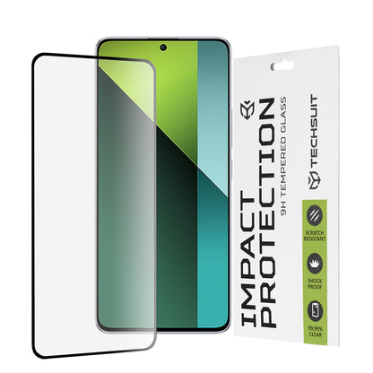 Zaštitna folija za ekran Techsuit za Xiaomi Poco X6 / Redmi Note 13 Pro 5G, Kaljeno staklo, Full Glue, 111D, Crna