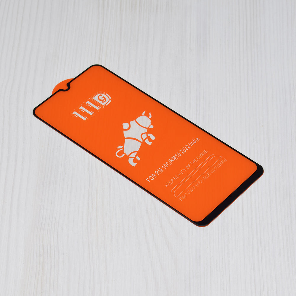 Zaštitna folija za ekran Techsuit za Xiaomi Redmi A3x / A3, Kaljeno staklo, Full Glue, 111D, Crna