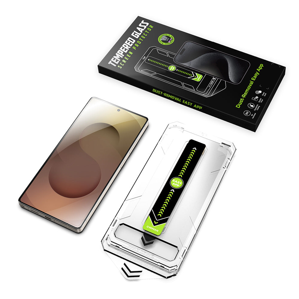 Zaštitna folija za ekran Techsuit TitanGlass CrystalHD za Samsung Galaxy S25 S931 / S24 S921, Kaljeno staklo, Puno ljepilo