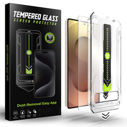 Zaštitna folija za ekran Techsuit TitanGlass CrystalHD za Samsung Galaxy S25 Ultra S938, Kaljeno staklo, Puno ljepilo