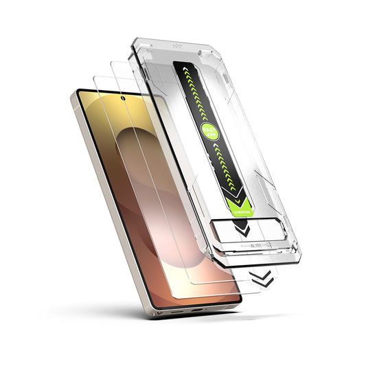 Zaštitna folija za ekran Techsuit TitanGlass CrystalHD za Samsung Galaxy S26 Plus, Kaljeno staklo, Full Glue, Set od 2 komada