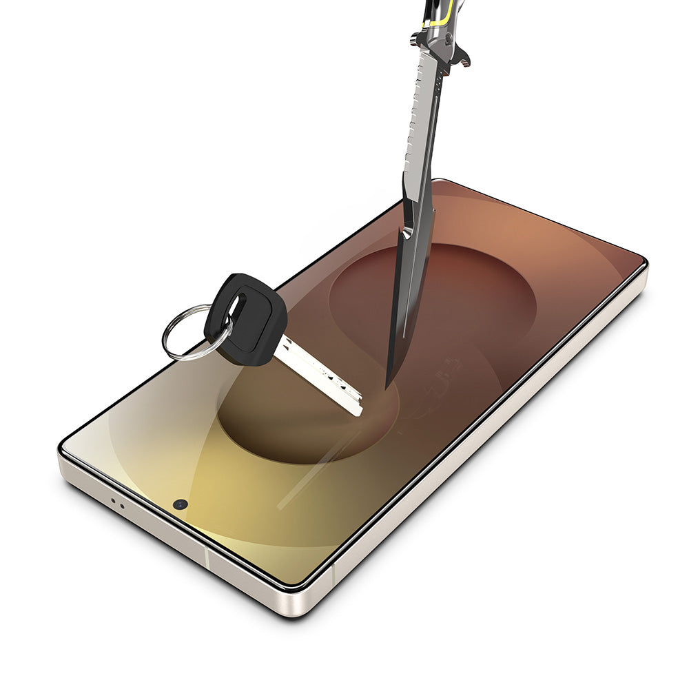 Zaštitna folija za ekran Techsuit TitanGlass CrystalHD za Samsung Galaxy S26 Plus, Kaljeno staklo, Full Glue, Set od 2 komada