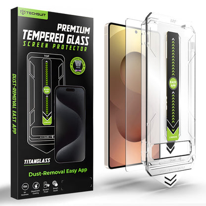 Zaštitna folija za ekran Techsuit TitanGlass CrystalHD za Samsung Galaxy S26 Ultra S948, Kaljeno staklo, Full Glue