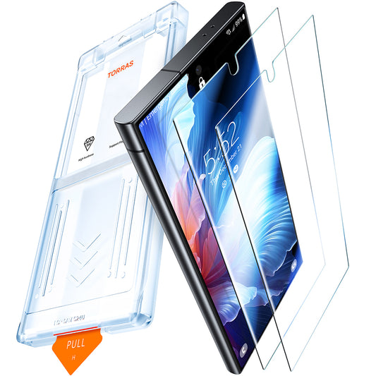Zaštitna folija za ekran Torras GlassGo Install Master za Google Pixel 9a, Kaljeno staklo, Full Glue, Set od 2 komada