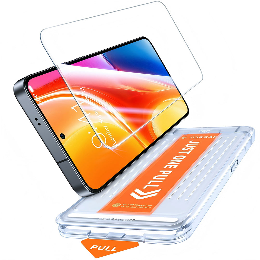 Zaštitna folija za ekran Torras GlassGo Install Master za Samsung Galaxy S26 Ultra S948, Kaljeno staklo, Full Glue, Prozirna