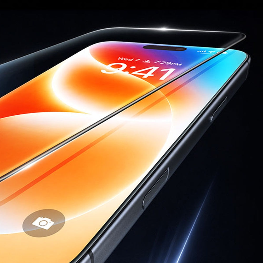 Zaštitna folija za ekran Torras HD Shield za Apple iPhone 18 Pro / 17 Pro, Kaljeno staklo, Full Glue, Crna