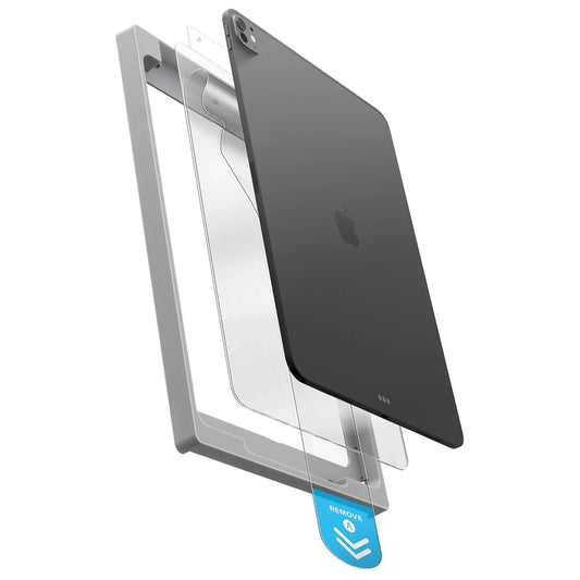 Zaštitna folija za ekran UNIQ Optix Exofit za Apple iPad (2025), Kaljeno staklo, Full Glue