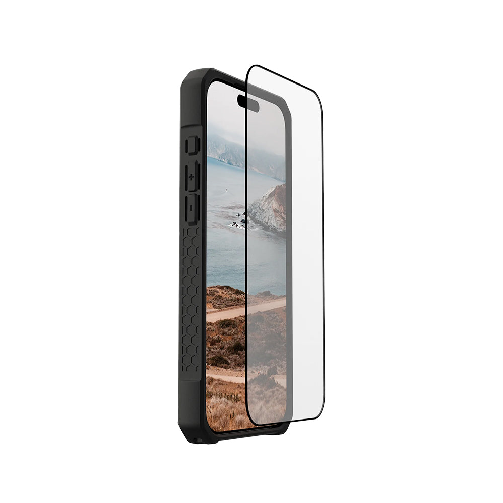 Zaštitna folija za ekran Urban Armor Gear Shield za Apple iPhone 17 Pro, Kaljeno staklo, Full Glue, Crna