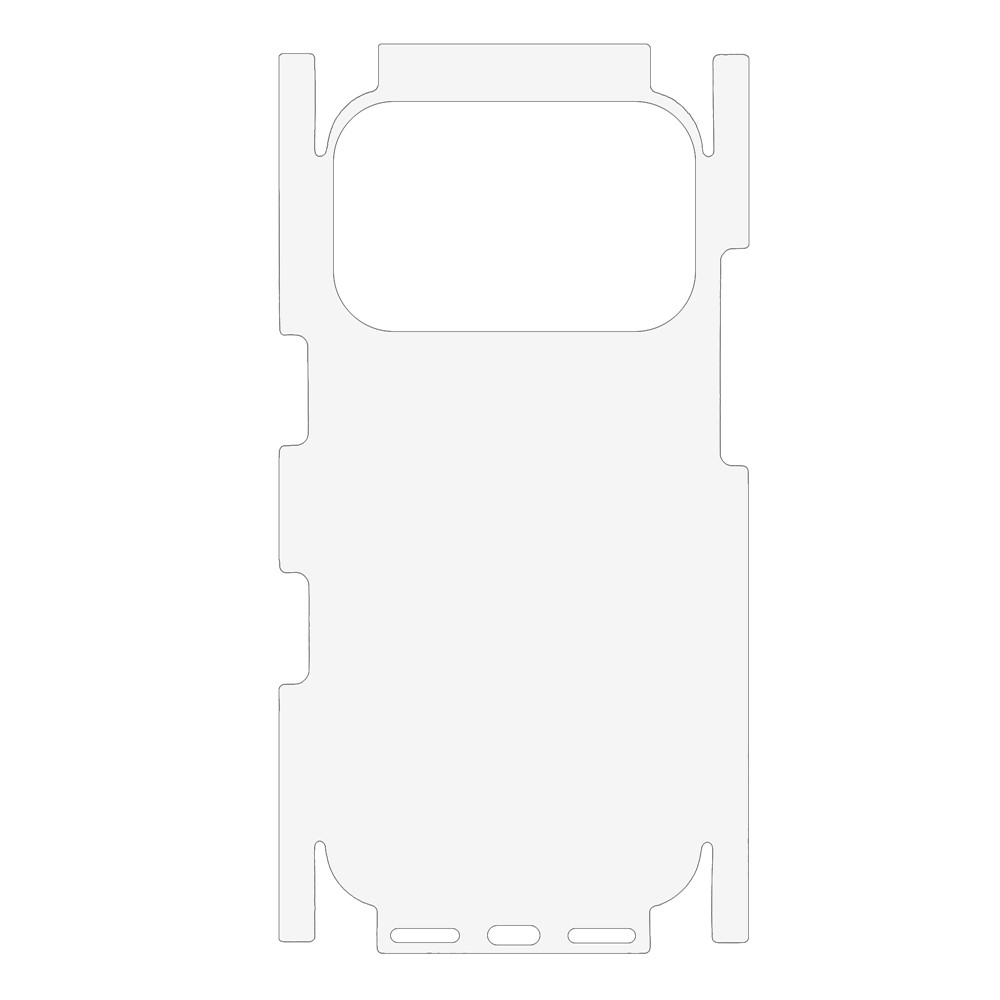 Zaštitna folija za stražnju stranu OEM za Apple iPhone 17 Pro Max, Plastika