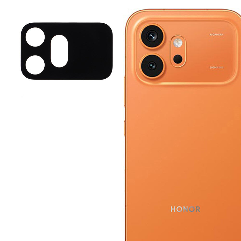 Zaštitna folija za stražnju kameru Techsuit za Honor 600, kaljeno staklo, crna
