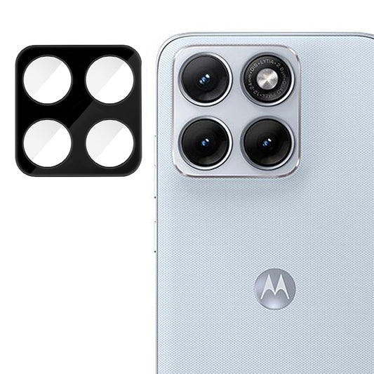 Zaštitna folija za stražnju kameru Techsuit za Motorola Edge 70 Fusion, kaljeno staklo, crna