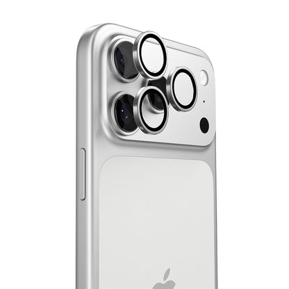 Zaštitna folija za stražnju kameru Torras Lensguard za Apple iPhone 17 Pro Max / 17 Pro, Kaljeno staklo, Srebrna