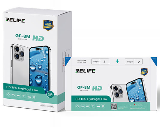 Hidrogel / TPU folija Relife GF-8M za UV vakuumski laminator Sunshine C3 Mix Ultra, 120mm x 210mm, Set 50 komada
