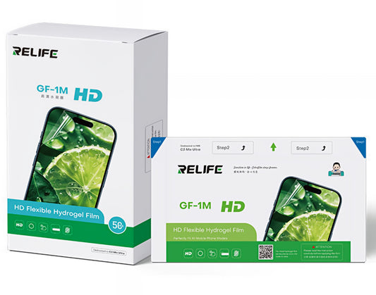 Hidrogel / TPU folija Relife GF-1M za UV vakuumski laminator Sunshine C3 Mix Ultra, 120mm x 210mm, Set 50 komada