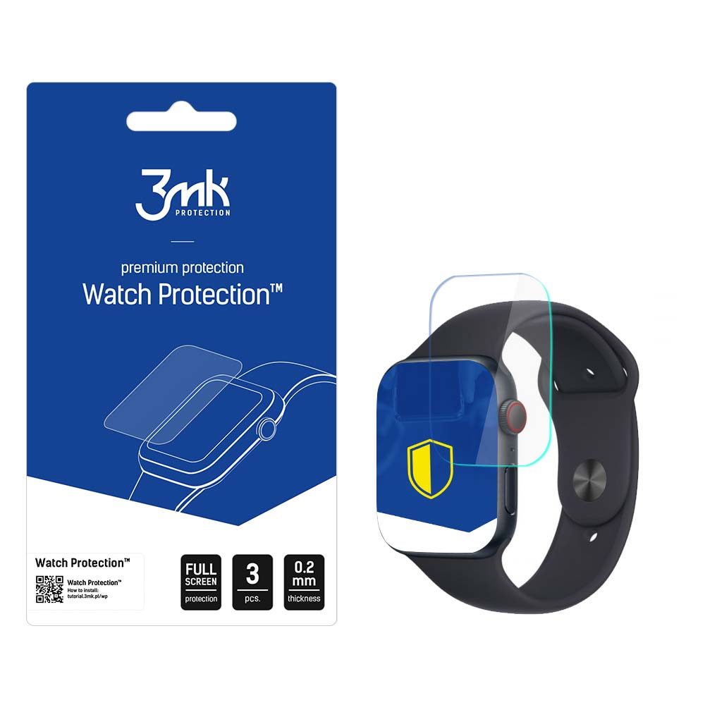 Zaštitna folija 3MK Arc za Apple Watch SE 40mm Series, Set 3 komada, Plastika