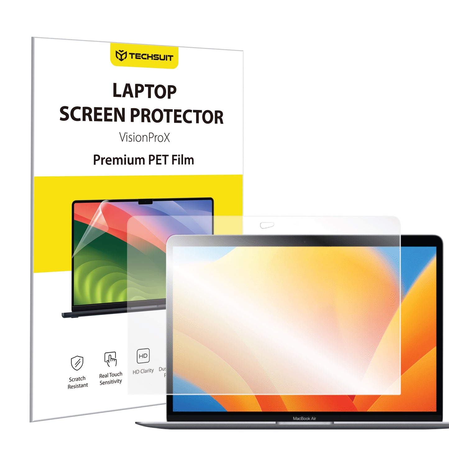 Folija za zaštitu ekrana Anti Blue Light Techsuit VisionProX za Apple MacBook Air 13inch (2020) / (2018) / (2017), Plastika