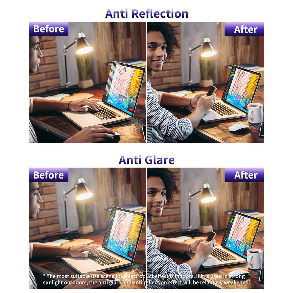 Folija za zaštitu ekrana Anti Blue Light Techsuit VisionProX za laptop 15.6 inča, Plastika