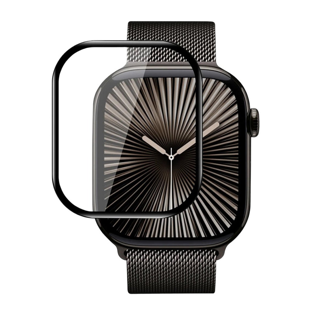 Zaštitna folija Blueo High Molecule za Apple Watch Series 10 42mm, Kaljeno staklo, Crna