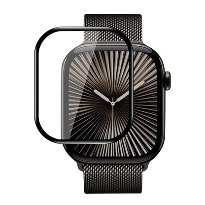 Zaštitna folija Blueo High Molecule za Apple Watch 10 46mm Series, Kaljeno staklo, Crna